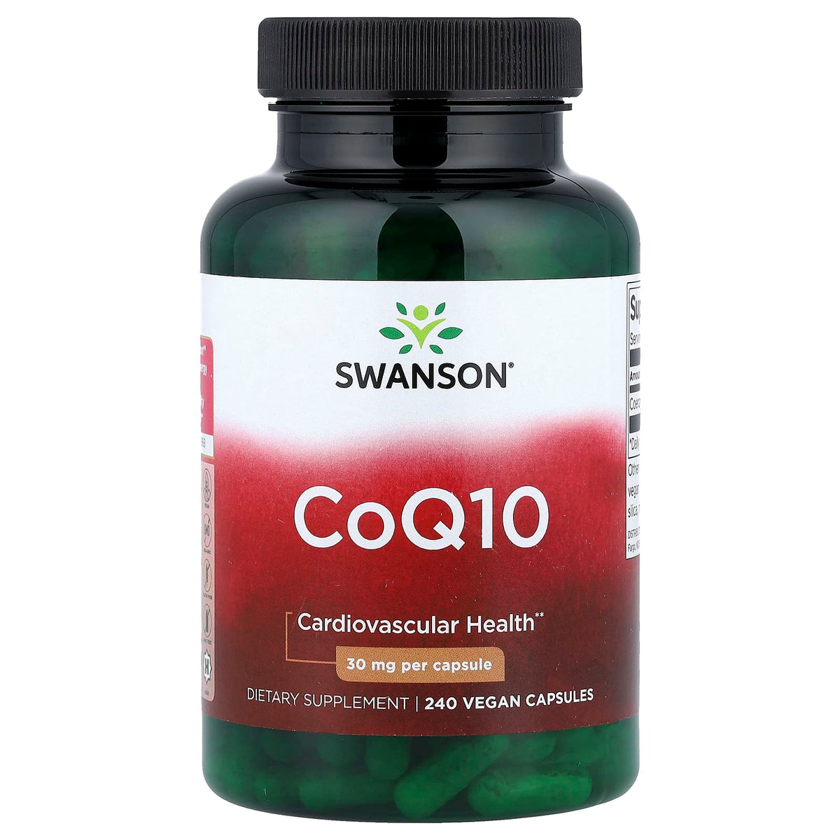 Swanson Vitamins CoQ10 30 mg 240 Vegan Capsules