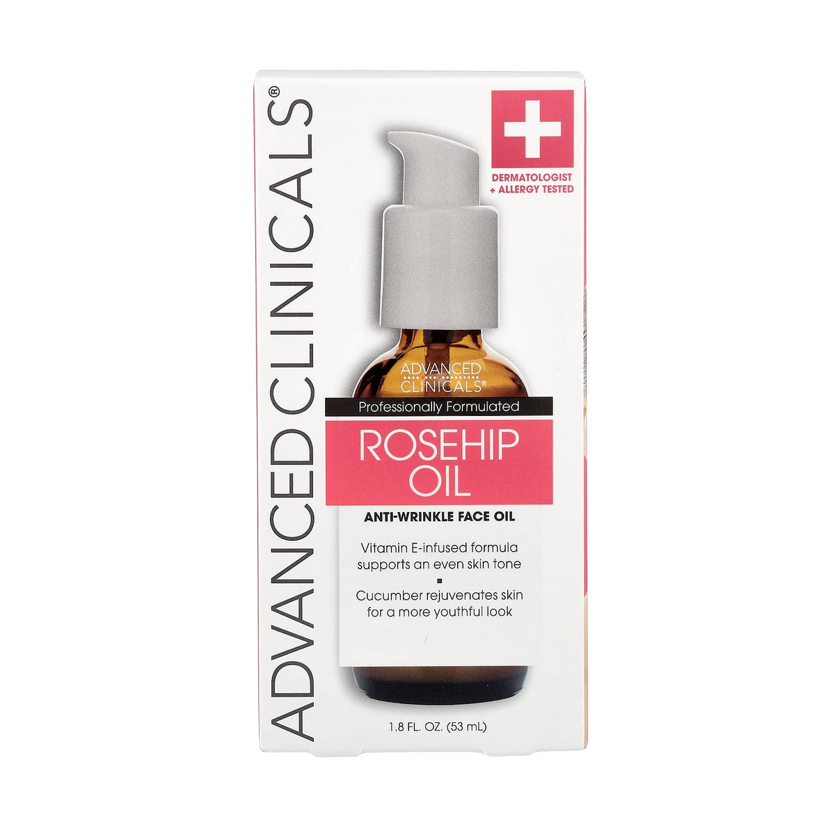 Advanced Clinicals Rosehip Oil, 53 ml (1.8 fl oz) — alternate product view