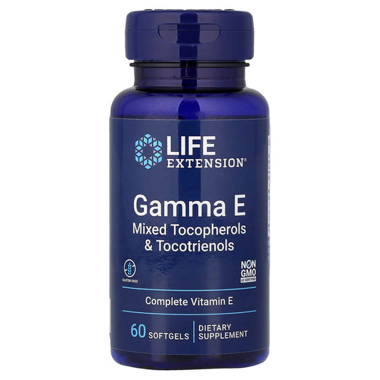 Life Extension Gamma E Mixed Tocopherols & Tocotrienols, 60 Softgels