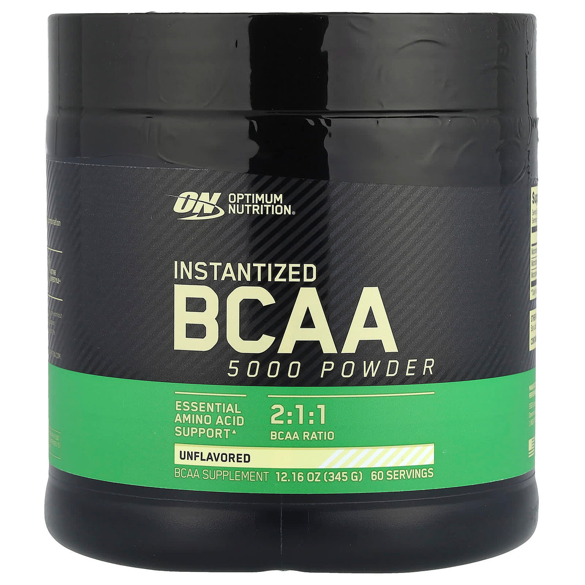 Optimum Nutrition Instantized BCAA 5000 Powder, Unflavored, 345 g (12.16 oz) — product view