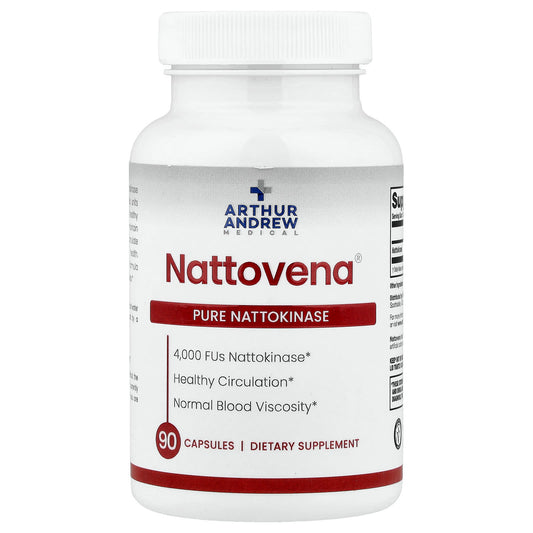 Arthur Andrew Medical Nattovena Pure Nattokinase, 4,000 FU, 90 Capsules