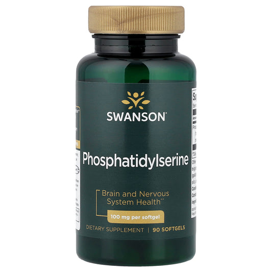 Swanson Vitamins Phosphatidylserine 100 mg, 90 Softgels