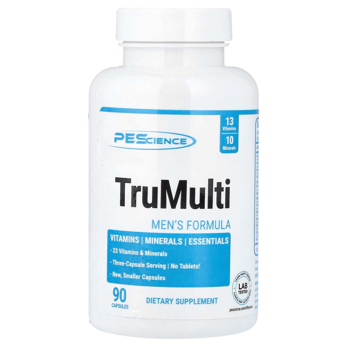 PEScience TruMulti Men's Formula Multivitamin, 90 Capsules — product view
