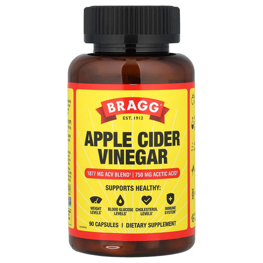 Bragg Apple Cider Vinegar Capsules, 90 Capsules