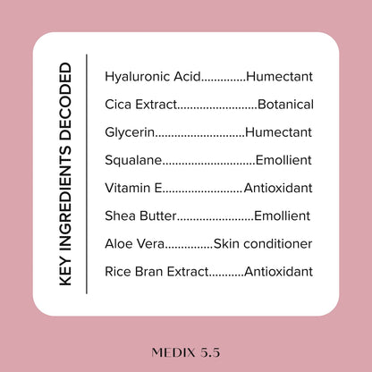 Medix 5.5 Hyaluronic + Cica Extract Body Cream 444 ml (15 fl oz) - view 5