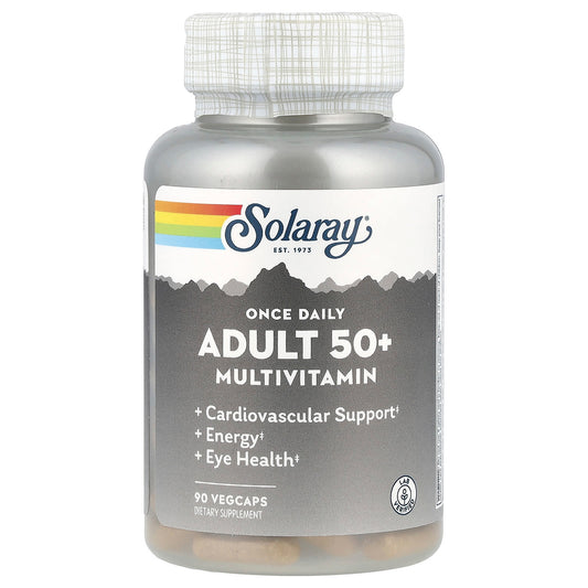 Solaray Once Daily Adult 50+ Multivitamin, 90 VegCaps