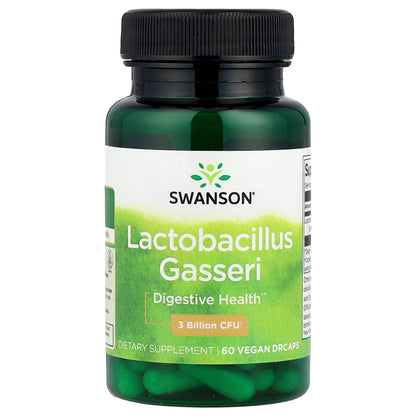Swanson Vitamins Lactobacillus Gasseri, 3 Billion CFU, 60 Vegan DRcaps