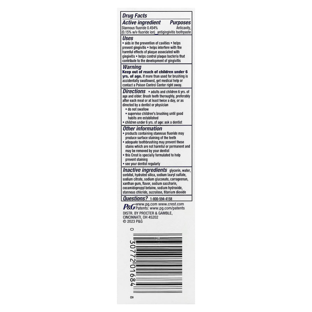 Crest Kids Advanced Fluoride Anticavity Toothpaste, 6+ Yrs, Strawberry, 116 g - view 3