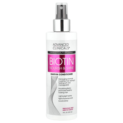 Advanced Clinicals Biotin Leave-In Conditioner 237 ml (8 fl oz)