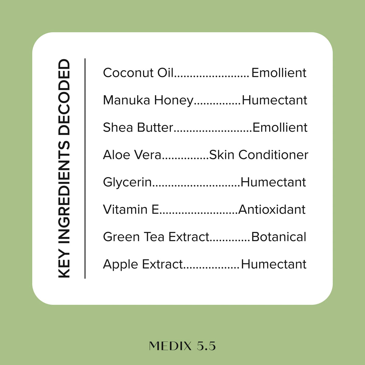 Medix 5.5 Coconut Oil + Manuka Honey Body Treatment Cream 444 ml (15 fl oz) - view 5