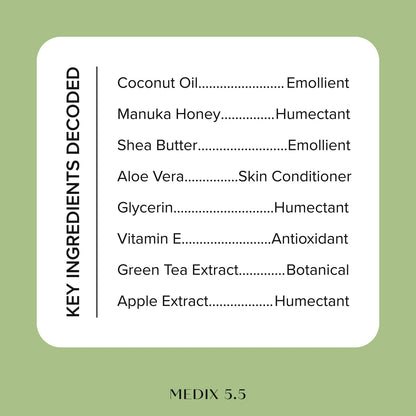 Medix 5.5 Coconut Oil + Manuka Honey Body Treatment Cream 444 ml (15 fl oz) - view 5