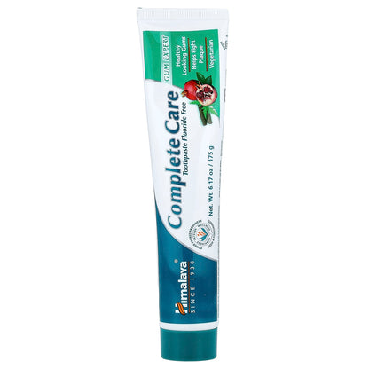 Himalaya Complete Care Fluoride-Free Toothpaste, Neem & Pomegranate, 175 g