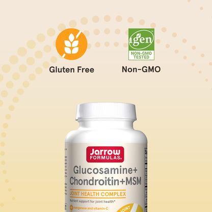 Jarrow Formulas Glucosamine + Chondroitin + MSM, 120 Capsules - view 5
