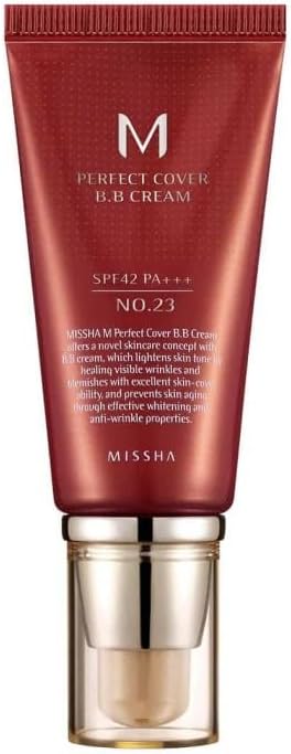 MISSHA Perfect Cover BB Cream SPF42 PA+++ No.23 Natural Beige 20ml — product view