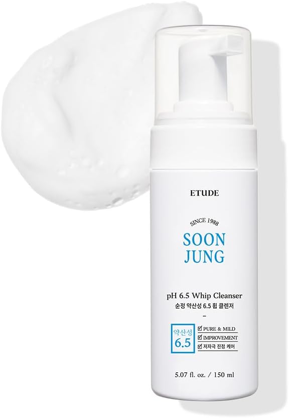 Etude SoonJung pH 6.5 Whip Cleanser 5.07 fl oz