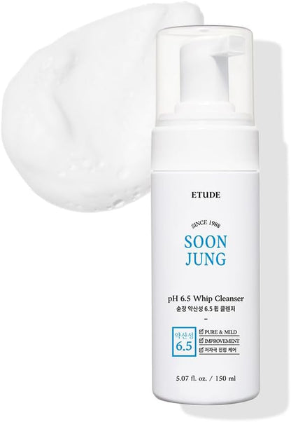 Etude SoonJung pH 6.5 Whip Cleanser 5.07 fl oz