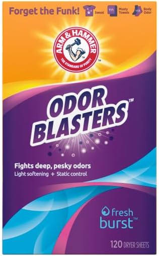 Arm & Hammer Odor Blaster Dryer Sheets, Fresh Burst, 120 Count - view 3