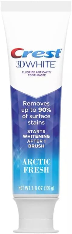 Crest 3D White Arctic Fresh Whitening Toothpaste 107 g (3.8 oz), Pack of 2 - view 2
