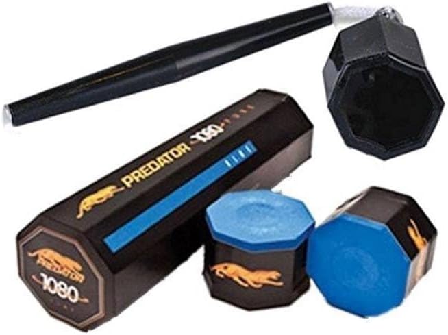 Predator 1080 Pure Performance Pool Chalk, 5 Pieces with Octagon Holder