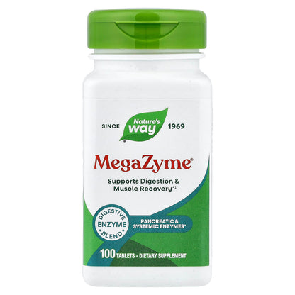 Nature's Way MegaZyme, 100 Tablets