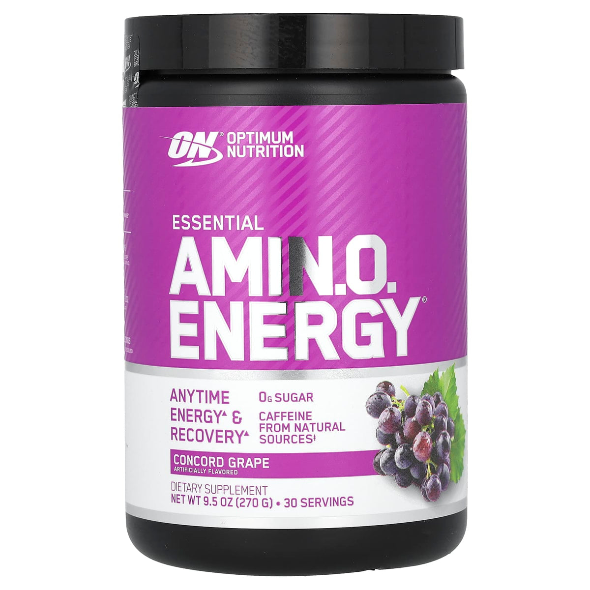 Optimum Nutrition Essential Amin.O. Energy, Concord Grape, 270 g (9.5 oz)