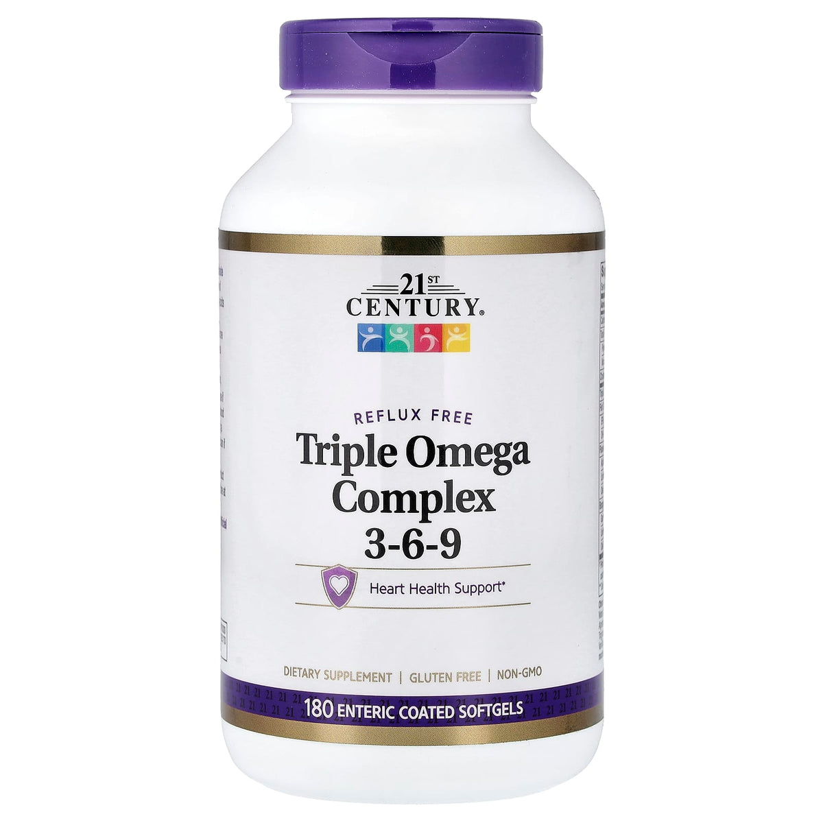 21st Century Triple Omega Complex 3-6-9, 180 Enteric Coated Softgels