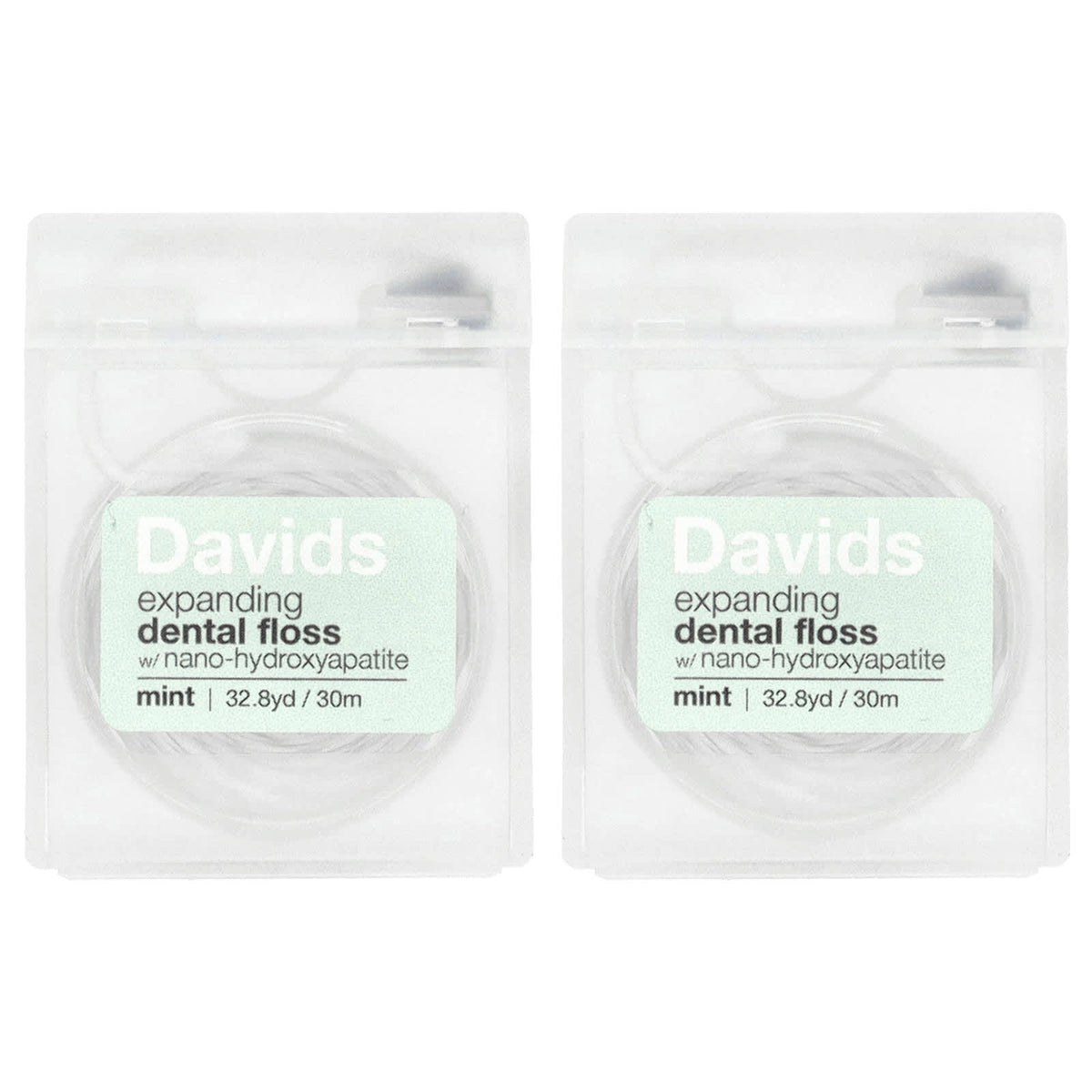 Davids Expanding Dental Floss Refill System with Refill, Mint, 2 Count - view 3