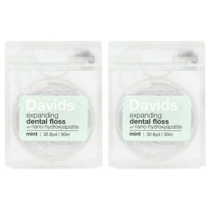Davids Expanding Dental Floss Refill System with Refill, Mint, 2 Count - view 3