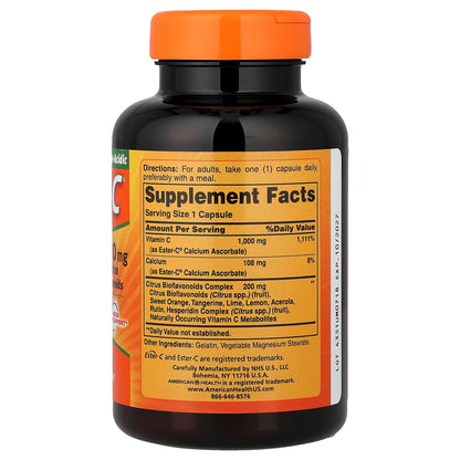American Health Ester-C with Citrus Bioflavonoids, 90 Capsules - view 2