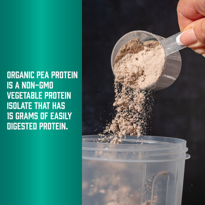 NOW Foods Sports Organic Pea Protein Powder, Unflavoured, 680 g (1.5 lb) - view 4