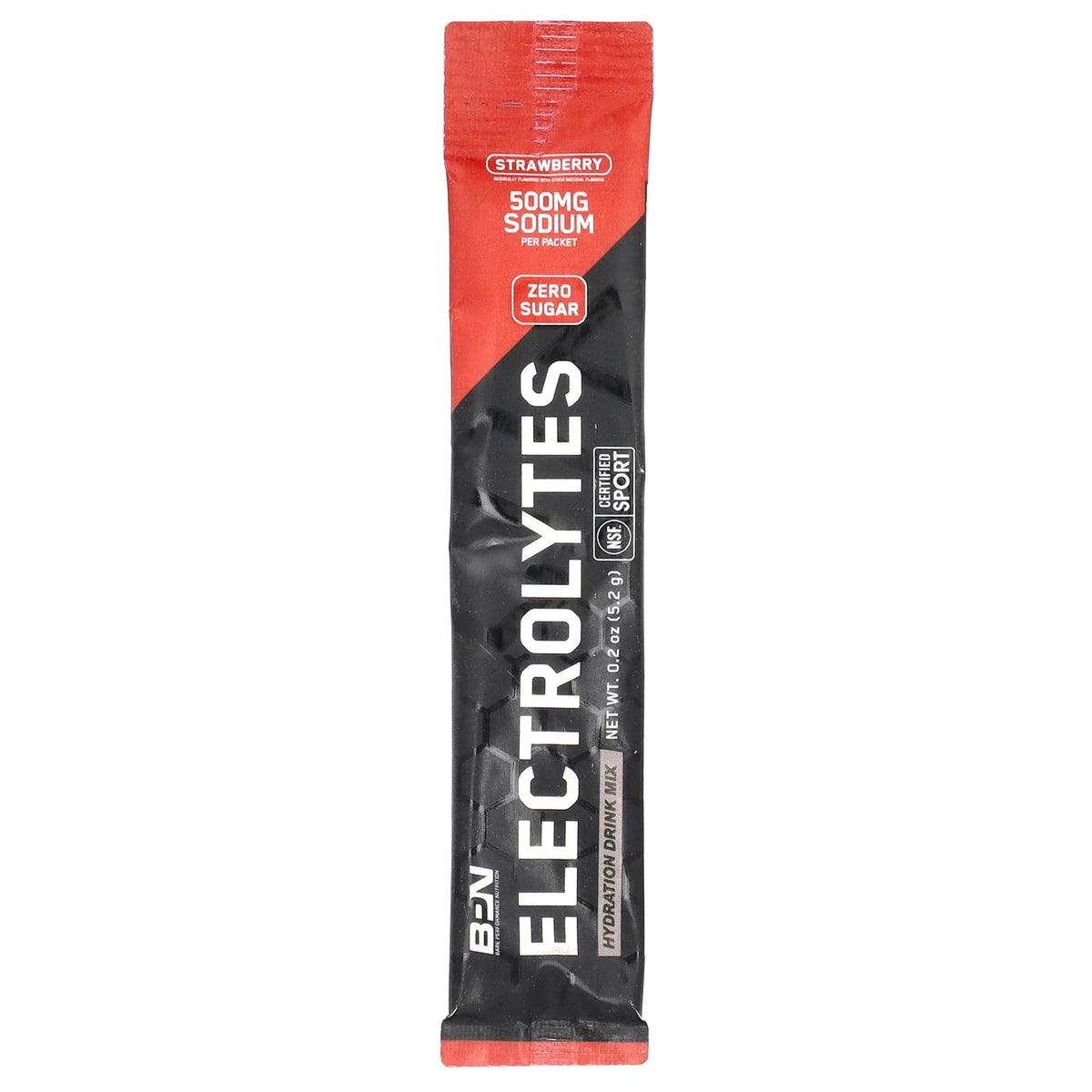 BPN Electrolytes Hydration Drink Mix Strawberry 30 Packets (5.2 g Each) - view 3