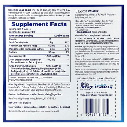 Osteo Bi-Flex Joint Health Triple Strength, 2 Pack, 80 Coated Tablets Each - view 2