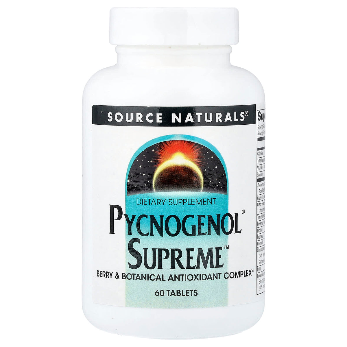 Source Naturals Pycnogenol Supreme, 60 Tablets