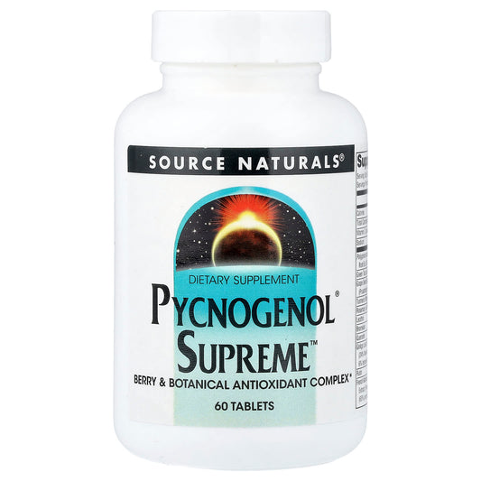 Source Naturals Pycnogenol Supreme, 60 Tablets