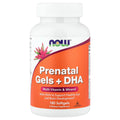 NOW Foods Prenatal Gels + DHA, 180 Softgels