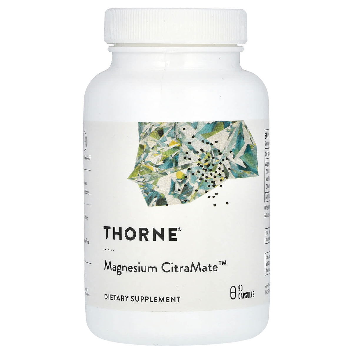 Thorne Magnesium CitraMate, 135 mg, 90 Capsules — product view