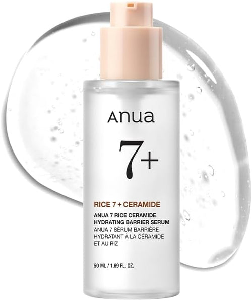 Anua Rice Ceramide 7 Hydrating Barrier Moisturizing Face Serum 50ml
