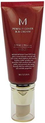 MISSHA M Perfect Cover BB Cream SPF42 PA+++ No.21 Bright Beige 50ml — product view