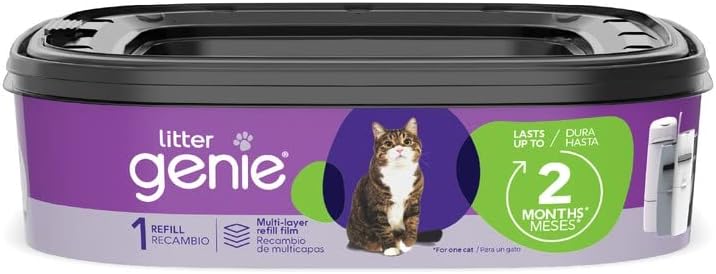 Litter Genie Standard Square Refill Bags, 1 Pack (14 ft Film)