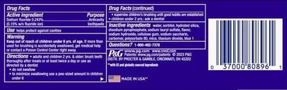 Crest 3D White Stain Eraser Toothpaste Polishing Mint 88 g (3.1 oz), Pack of 3 - view 3