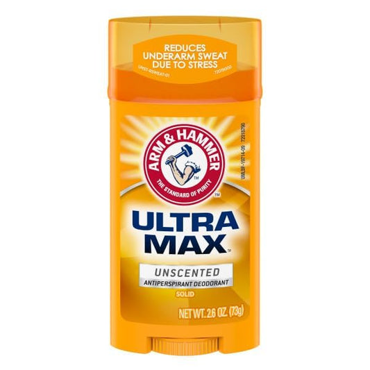 Arm & Hammer UltraMax Unscented Antiperspirant Deodorant 2.6 oz Pack of 3
