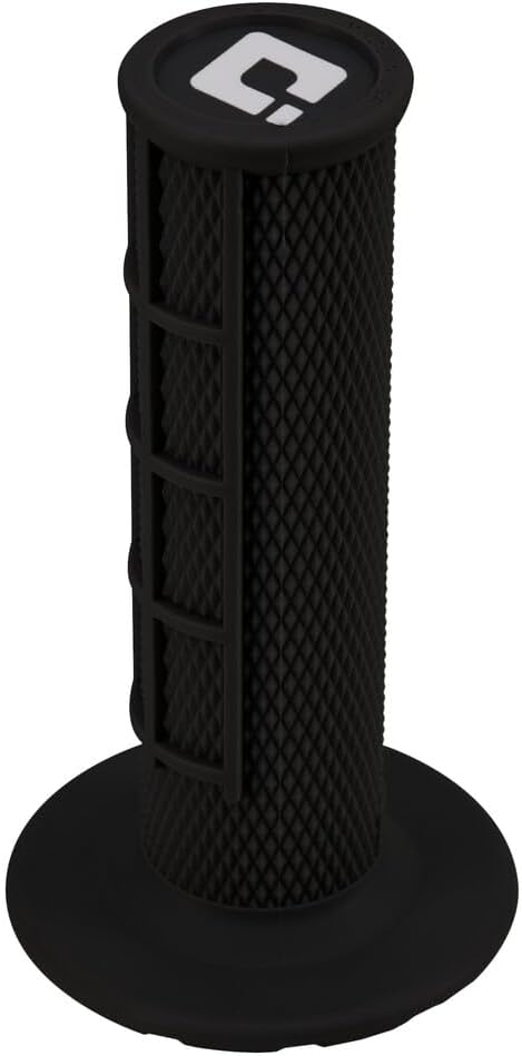 ODI Motocross Single Ply Grips, Half Waffle, Black — product view