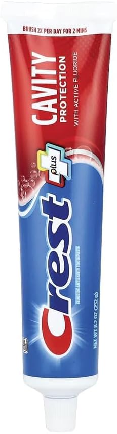 Crest Plus Cavity Protection Regular Toothpaste, 8.2 oz, Pack of 3 - view 2