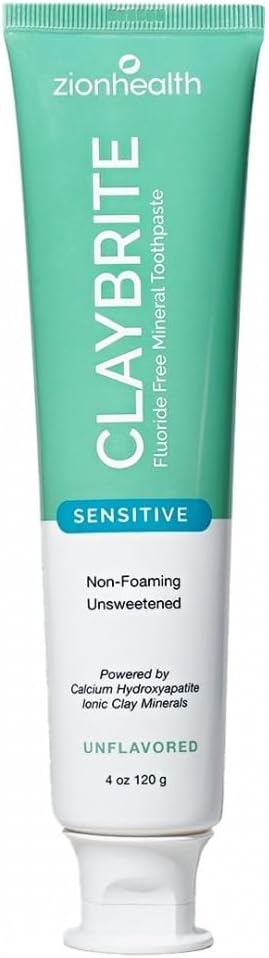 Zion Health ClayBrite Sensitive Natural Toothpaste, 4 oz — product view