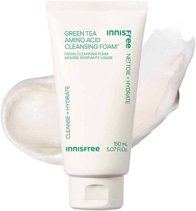 innisfree Green Tea Amino Acid Cleansing Foam 150 ml (5.1 fl oz) — product view