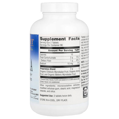 Planetary Herbals Triphala, 180 Tablets (1,000 mg per Tablet) - view 2
