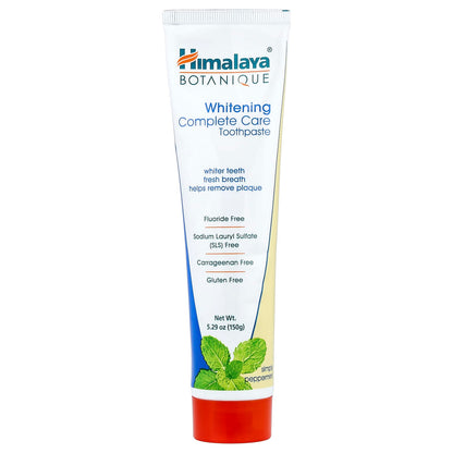 Himalaya Botanique Whitening Complete Care Toothpaste, Simply Peppermint, 150 g