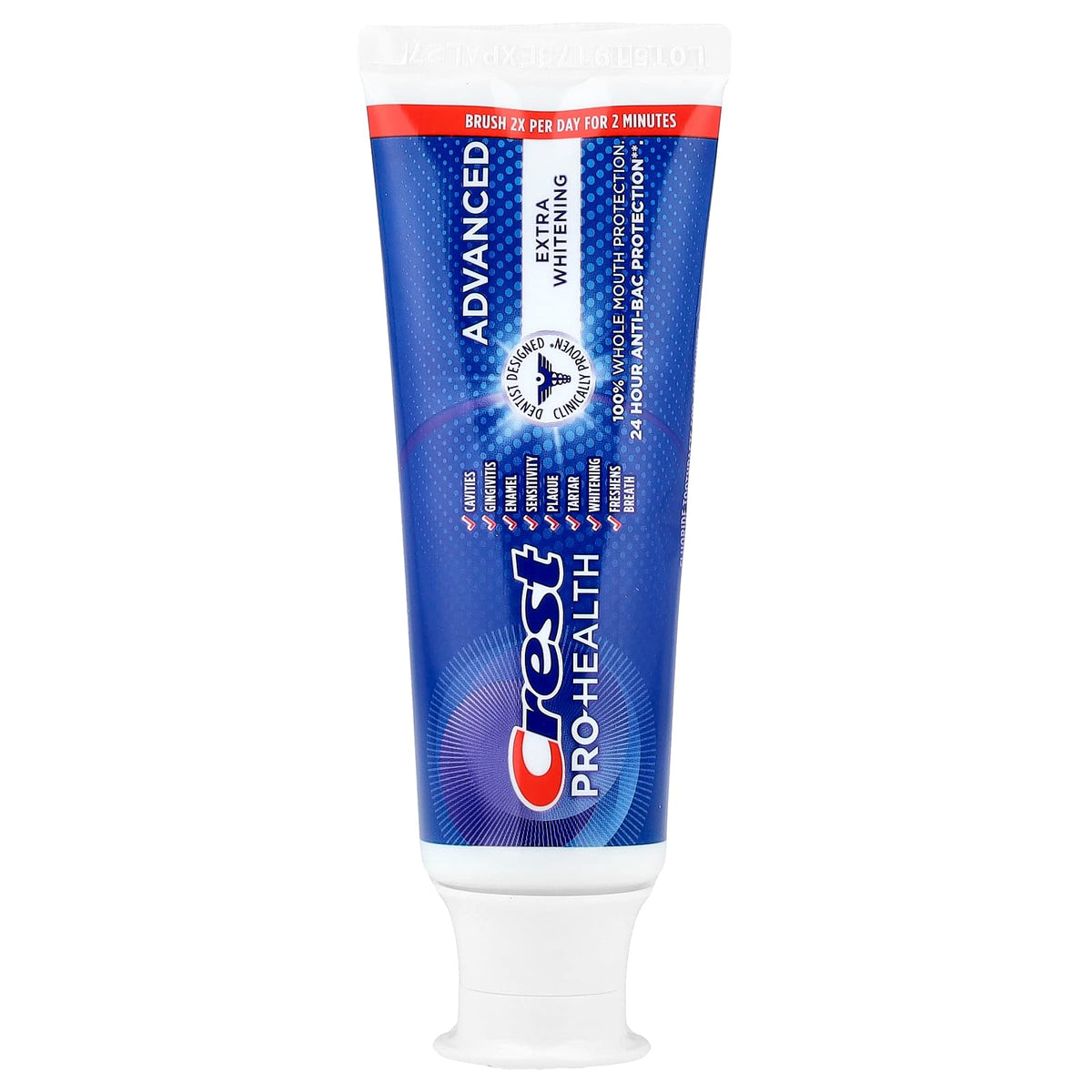 Crest Pro-Health Advanced Fluoride Toothpaste, Extra Whitening, 99 g