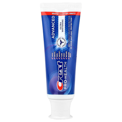 Crest Pro-Health Advanced Fluoride Toothpaste, Extra Whitening, 99 g