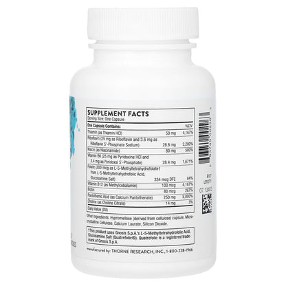 Thorne Stress B-Complex, 60 Capsules - view 2